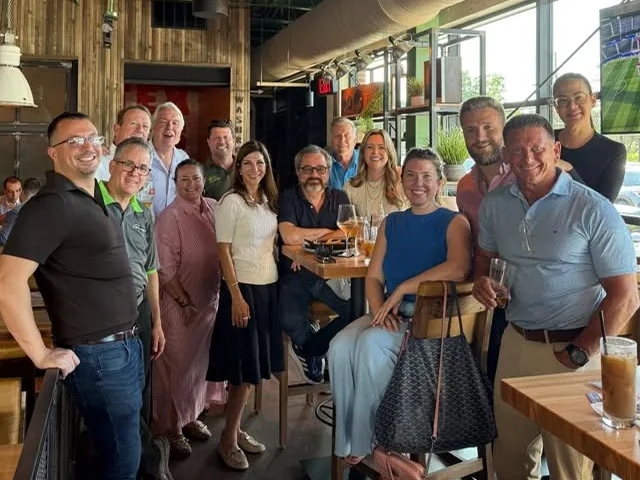 BNI Preston Center members at a meeting